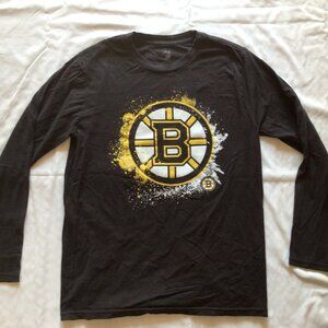 Kids Boston Bruins Long Sleeved T-shirt Size Large
